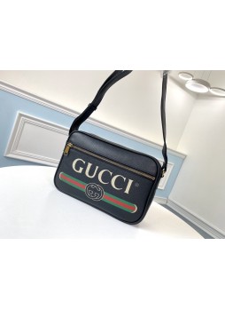  GUCCI PRINT SHOULDER BAG